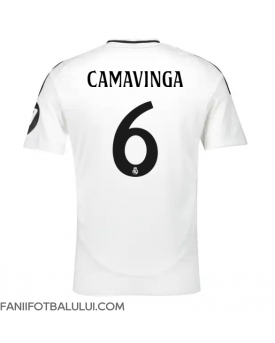 Real Madrid Eduardo Camavinga #6 Tricou Fotbal Replică 2024-25 Barbati Acasa